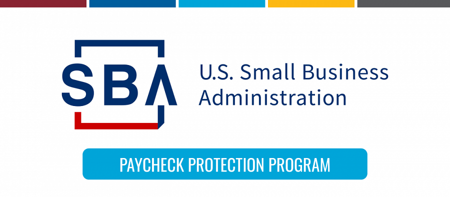 small business administration logo on white background.